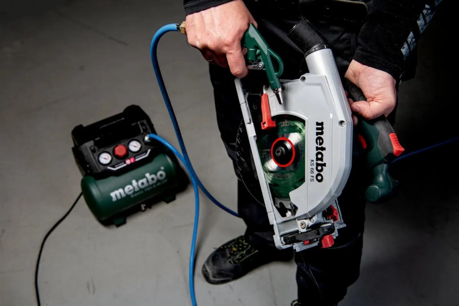 Metabo Basic 160-6 W OF Compressor - 8 bar - 6L - 55 l/min