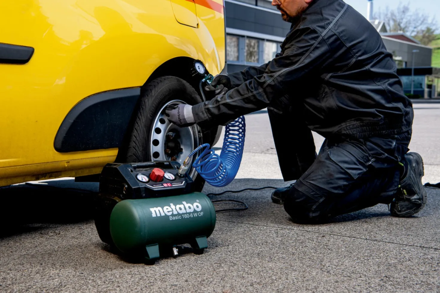 Metabo Basic 160-6 W OF Compressor - 8 bar - 6L - 55 l/min