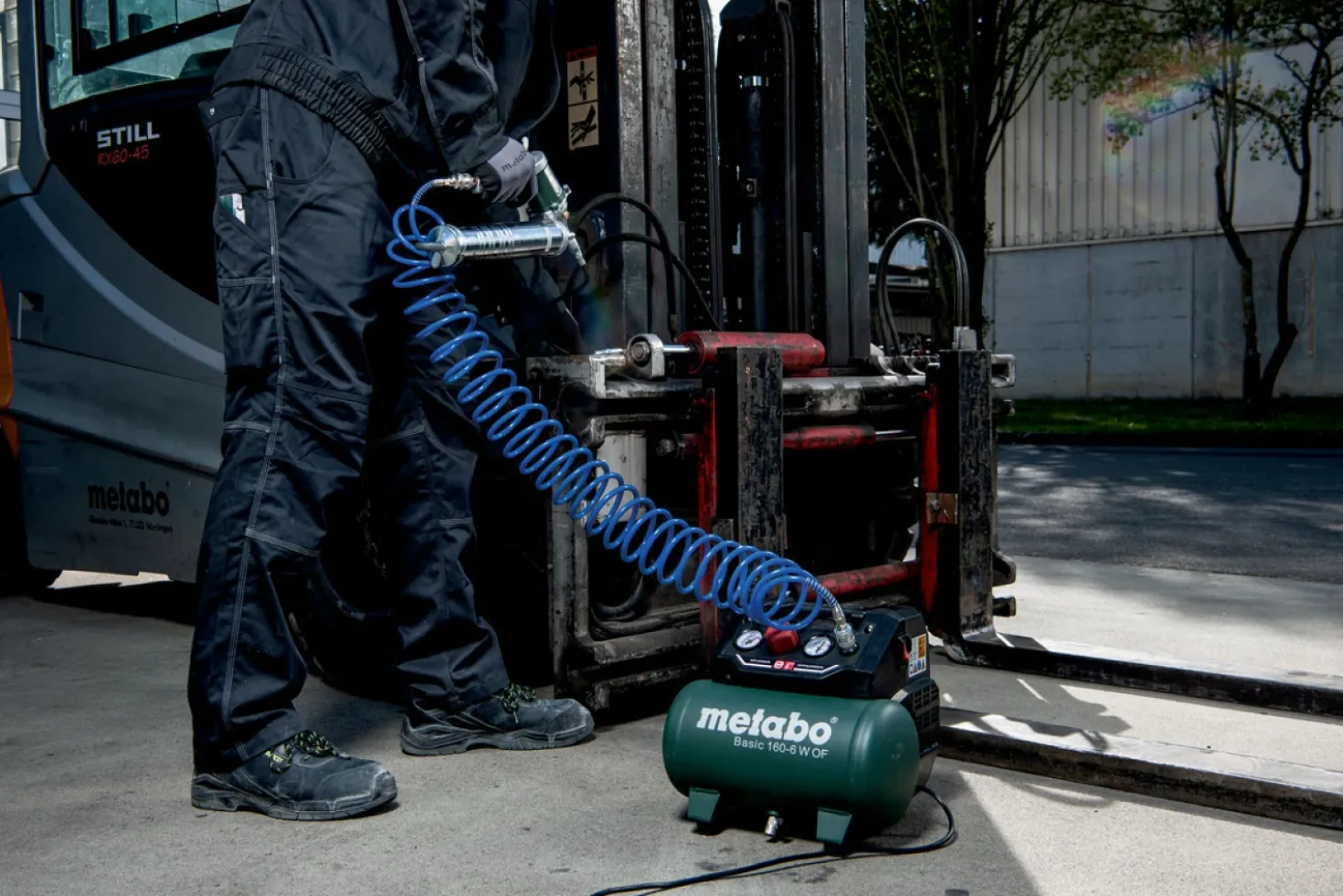 Metabo Basic 160-6 W OF Compressor - 8 bar - 6L - 55 l/min