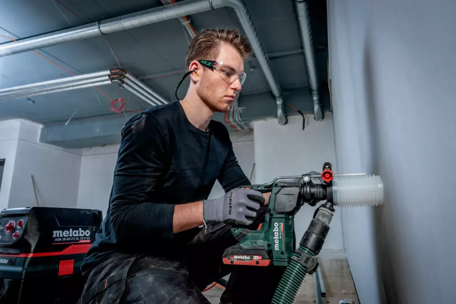 Metabo BH 18 LTX BL 16 18V Li-ion accu SDS-plus boorhamer body in metaBOX - 1.3J