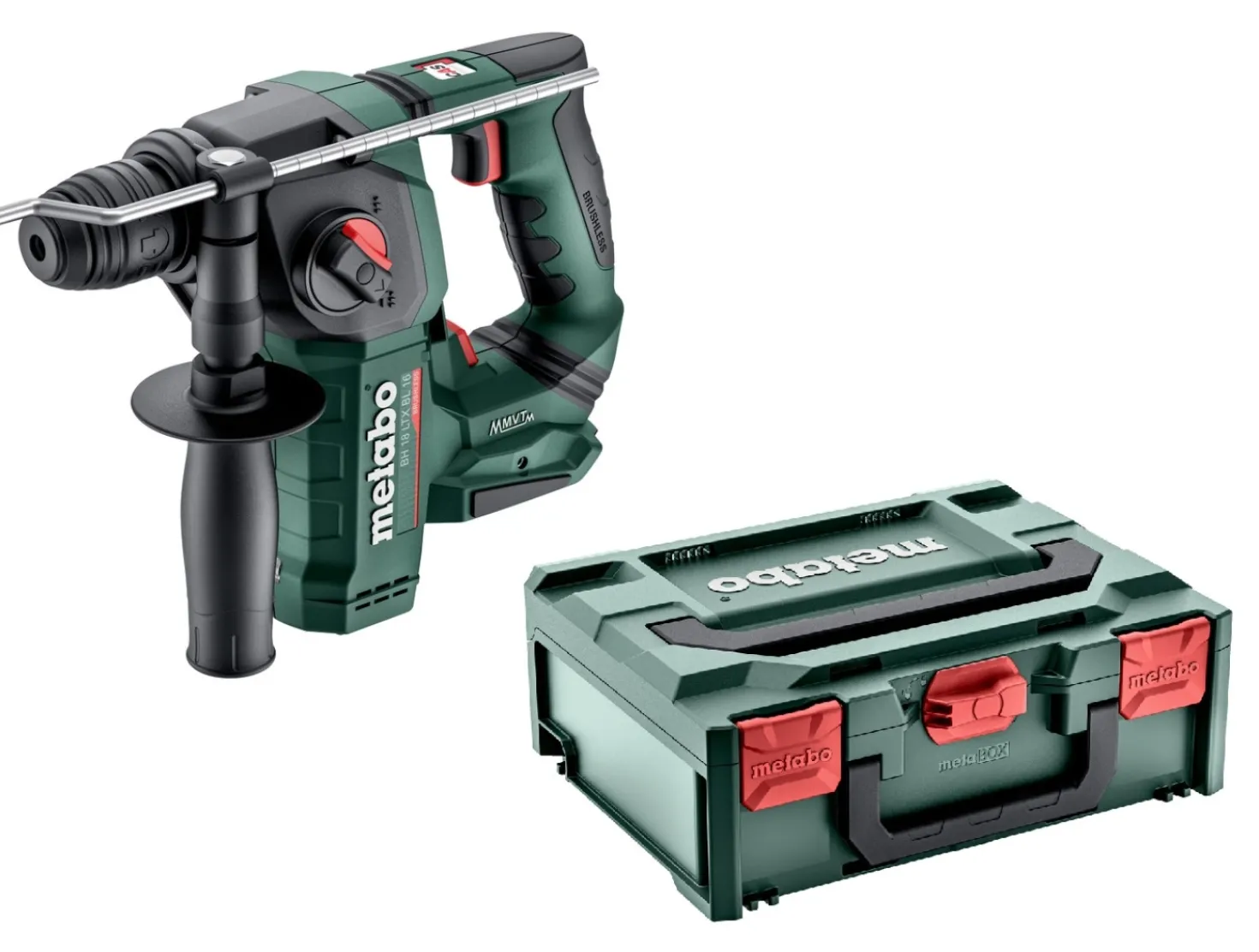 Metabo BH 18 LTX BL 16 18V Li-ion accu SDS-plus boorhamer body in metaBOX - 1.3J