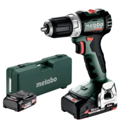 Metabo BS 18 L BL 18V Li-ion accu schroef-/boormachine set (2x 2.0Ah accu) in MetaBox - 65Nm