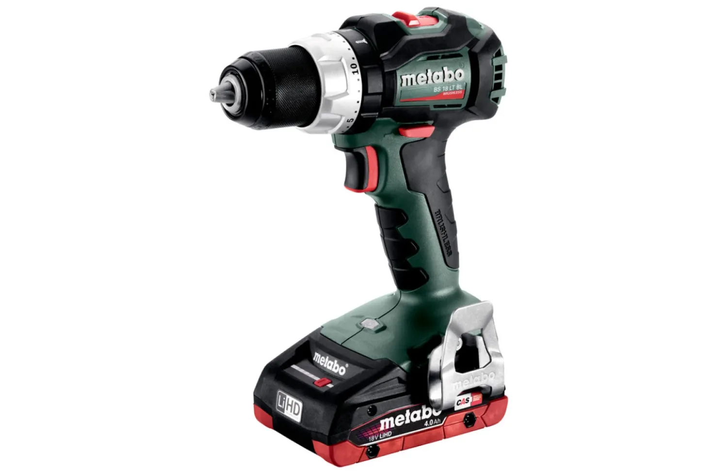 Metabo BS 18 LT BL 18V LiHD accu boor-/schroefmachine set (2x 4.0Ah accu) in metaBOX - koolborstelloos