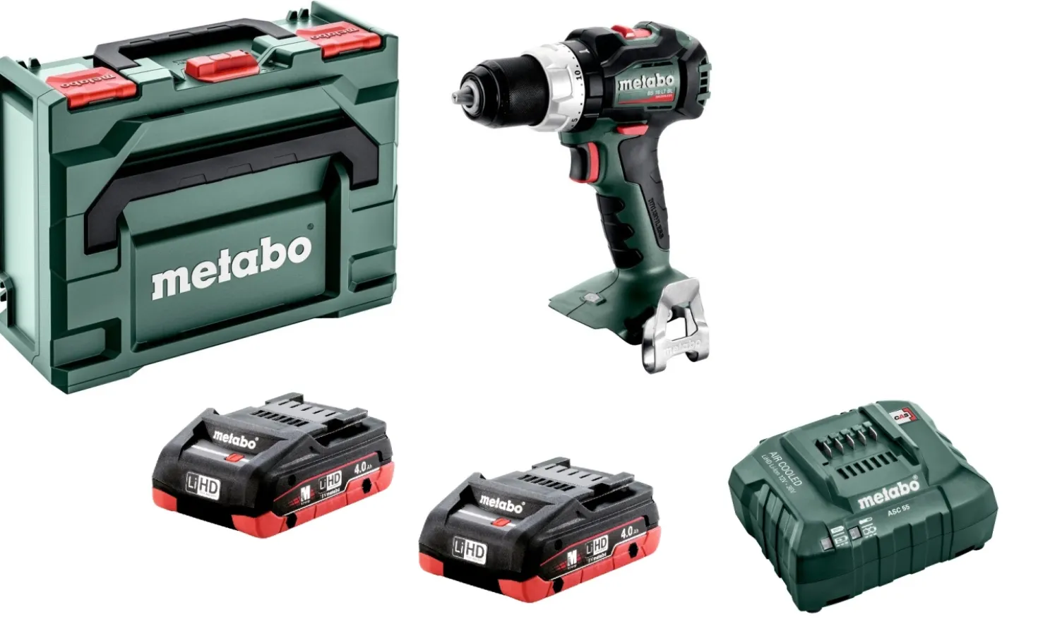 Metabo BS 18 LT BL 18V LiHD accu boor-/schroefmachine set (2x 4.0Ah accu) in metaBOX - koolborstelloos