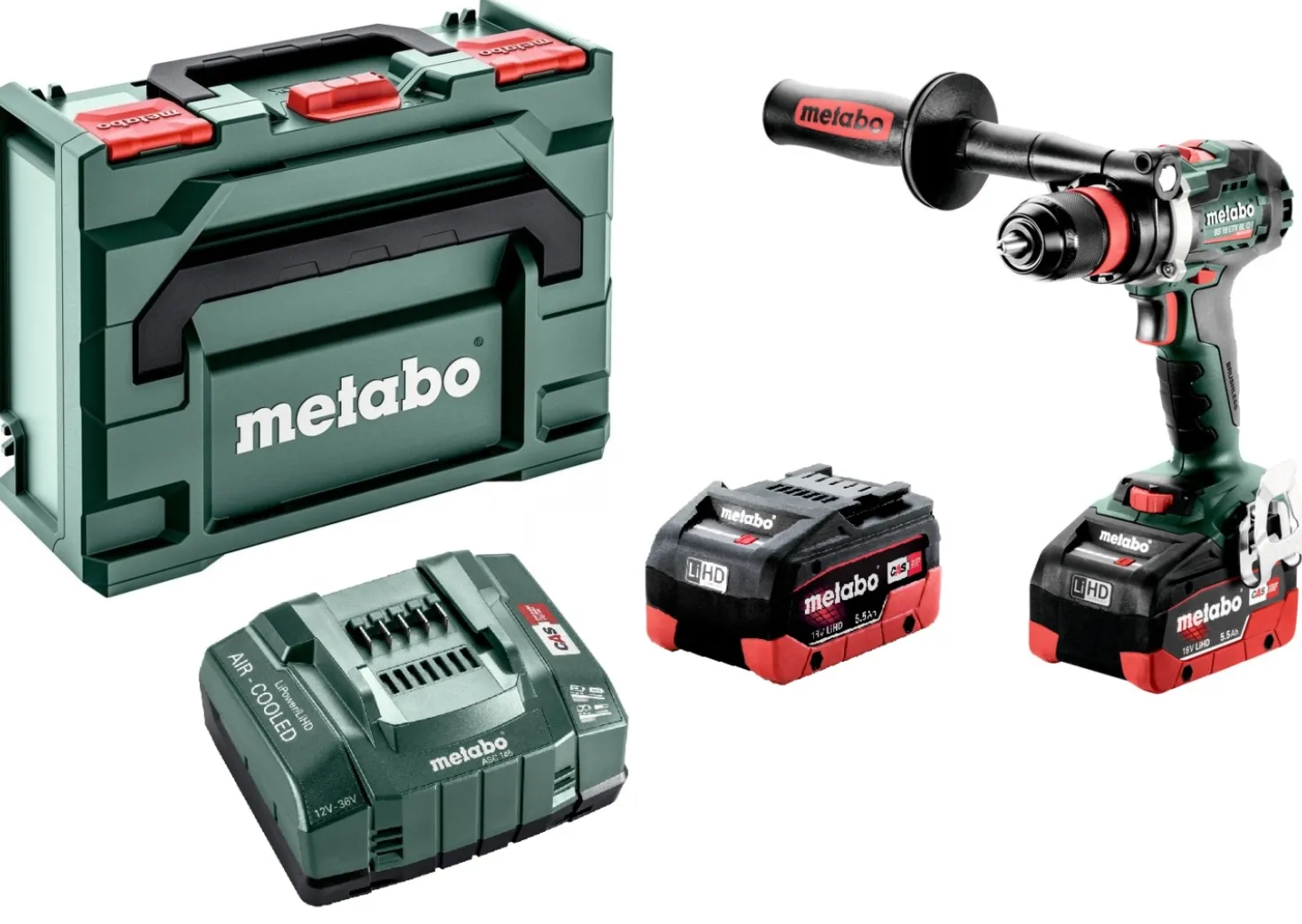 Metabo BS 18 LTX BL Q I 18V Li-ion accu boor-/schroefmachine set (2 x 5.5Ah LiHD accu) in metaBOX- koolborstelloos