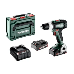 Metabo BS 18 L 18V Li-ion accu schroef-/boormachine set in (2x 2.0Ah accu) in MetaBox - 60Nm