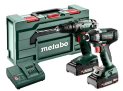 Metabo Combo Set 2 8 1 Li-Ion accu combiset in MetaBox (2x 2.0Ah)