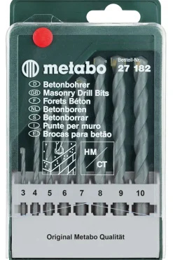 Metabo 627182000 8 delige betonboren set in cassette