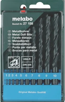 Metabo 627158000 HSS-R-borencassette 10-delig