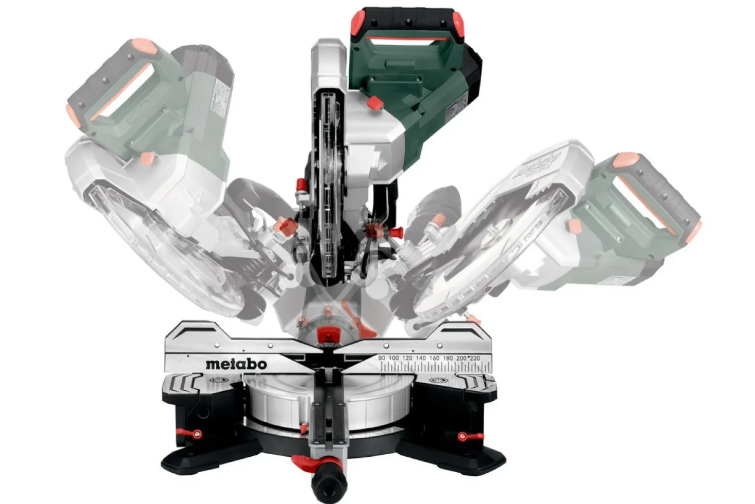 Metabo KGS 305 M Afkortzaag - 2000W - 305 x 30mm - Quick hendel - met onderstel KSU 251