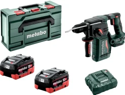 Metabo KH 18 LTX BL 24 18V Li-ion Accu combihamer set (2x 5.5Ah LiHD accu) in metaBOX