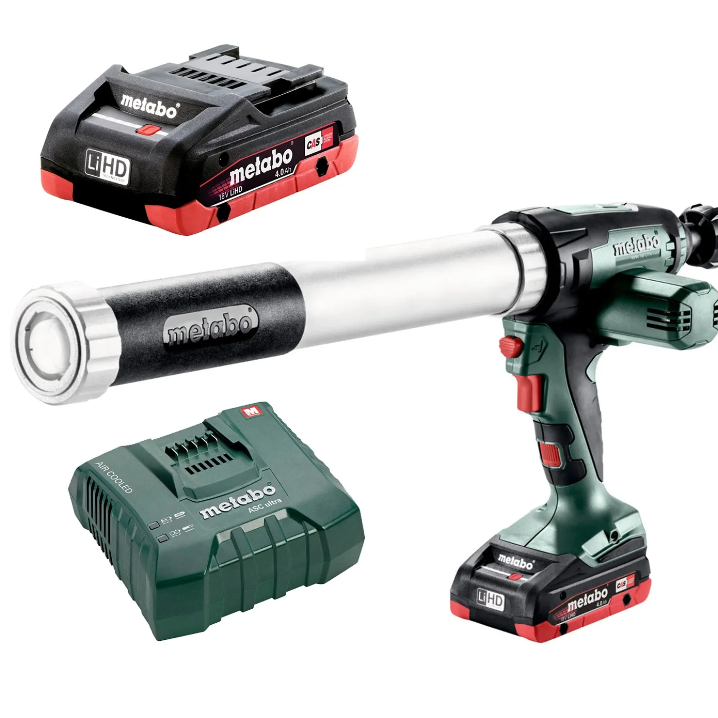 Metabo KPA 18 LTX 600 18V LiHD accu Kitspuit set (1x 4.0Ah accu) - 600mm