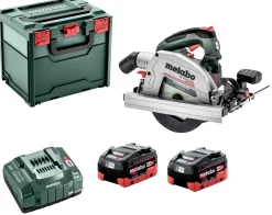 Metabo KS 18 LTX 66 BL 18V Li-ion accu cirkelzaag set (2 x 5.5Ah LiHD accu) in metaBOX - koolborstelloos