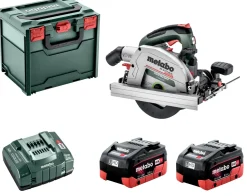 Metabo KS 18 LTX 66 BL 18V Li-ion accu cirkelzaag set (2 x 8.0Ah LiHD accu) in metaBOX - koolborstelloos