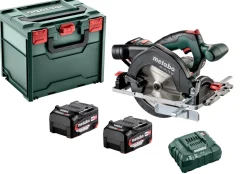 Metabo KS 18 LTX 57 18V Li-Ion accu cirkelzaag set (2x 5.2Ah accu) in metaBOX - 165mm