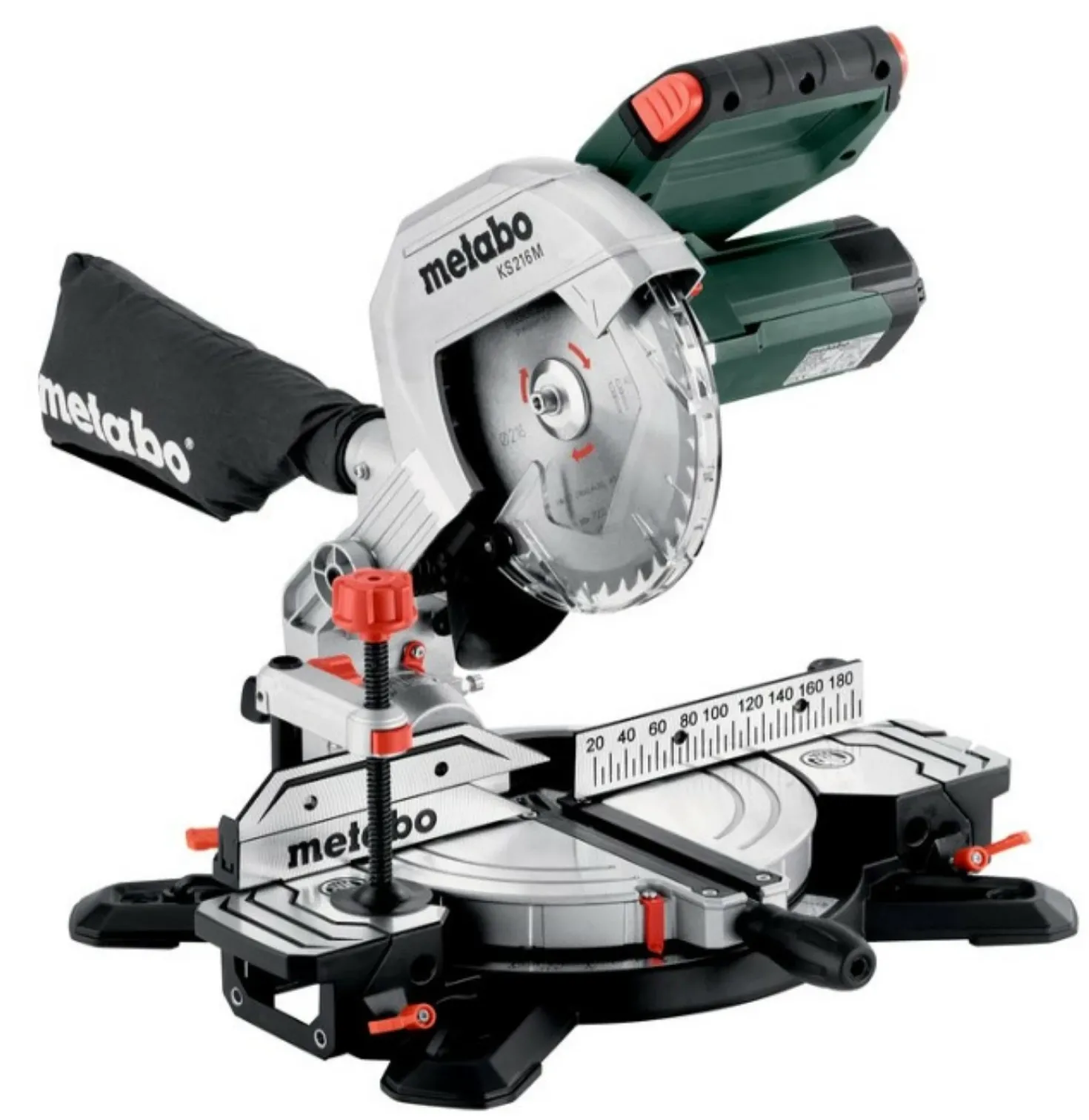 Metabo KS 216 M Afkortzaag - 1350W - 216 x 30mm - Quick hendel - met extra zaagblad