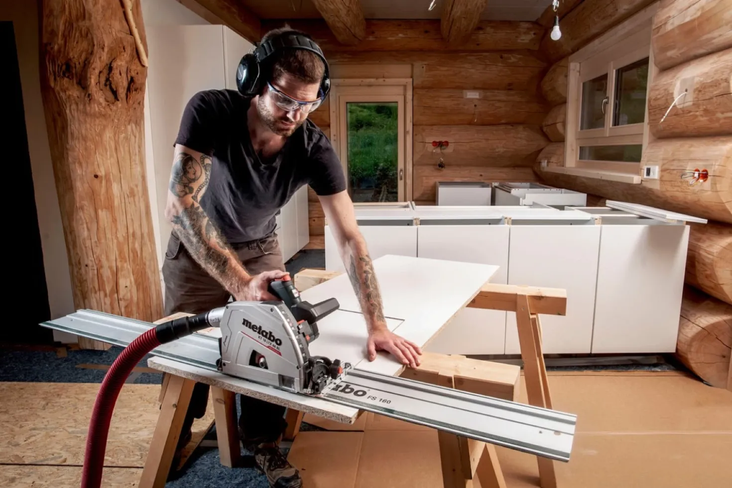 Metabo KT 18 LTX 66 BL 18V Li-ion accu invalcirkelzaag body incl. geleiderail in metaBOX - 165 x 20mm - koolborstelloos