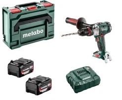 Metabo SB 18 LTX Impuls 18V Li-Ion accu klopboor- /schroefmachine set (2x 4.0Ah Li-Power accu) in metaBOX