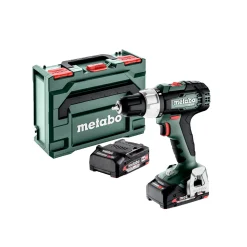 Metabo SB 18 L 18V Li-ion accu klopboor-/schroefmachine set (2x 2.0Ah accu) in MetaBox - 60Nm