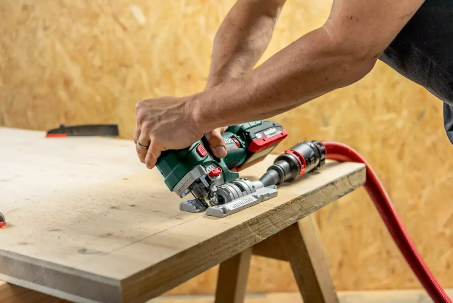 Metabo STA 18 LTX 150 BL 18V Li-ion accu decoupeerzaag body in MetaBox - T-greep