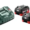 Metabo 685122000 18V LiHD accu en lader (2x 5,5Ah accu)