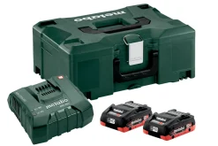 Metabo 685130000 18V LiHD accu starterset (2x 4,0Ah) + lader