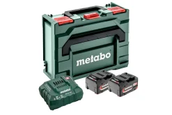 Metabo 18V Li-Ion accu starterset (2x 4.0Ah) + lader in MetaBox - 685064000