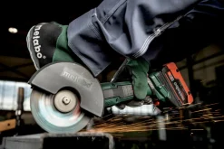Metabo WPB 18 LT BL 11-125 Quick 18V Li-ion Accu haakse slijper set (2x 5.5Ah LiHD accu) in metaBOX - 125 mm