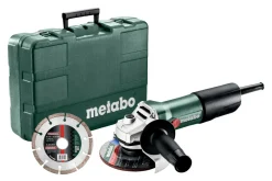 Metabo W 850-125 SET Haakse slijper incl. 1 diamantzaagblad in koffer - 850W - 125mm