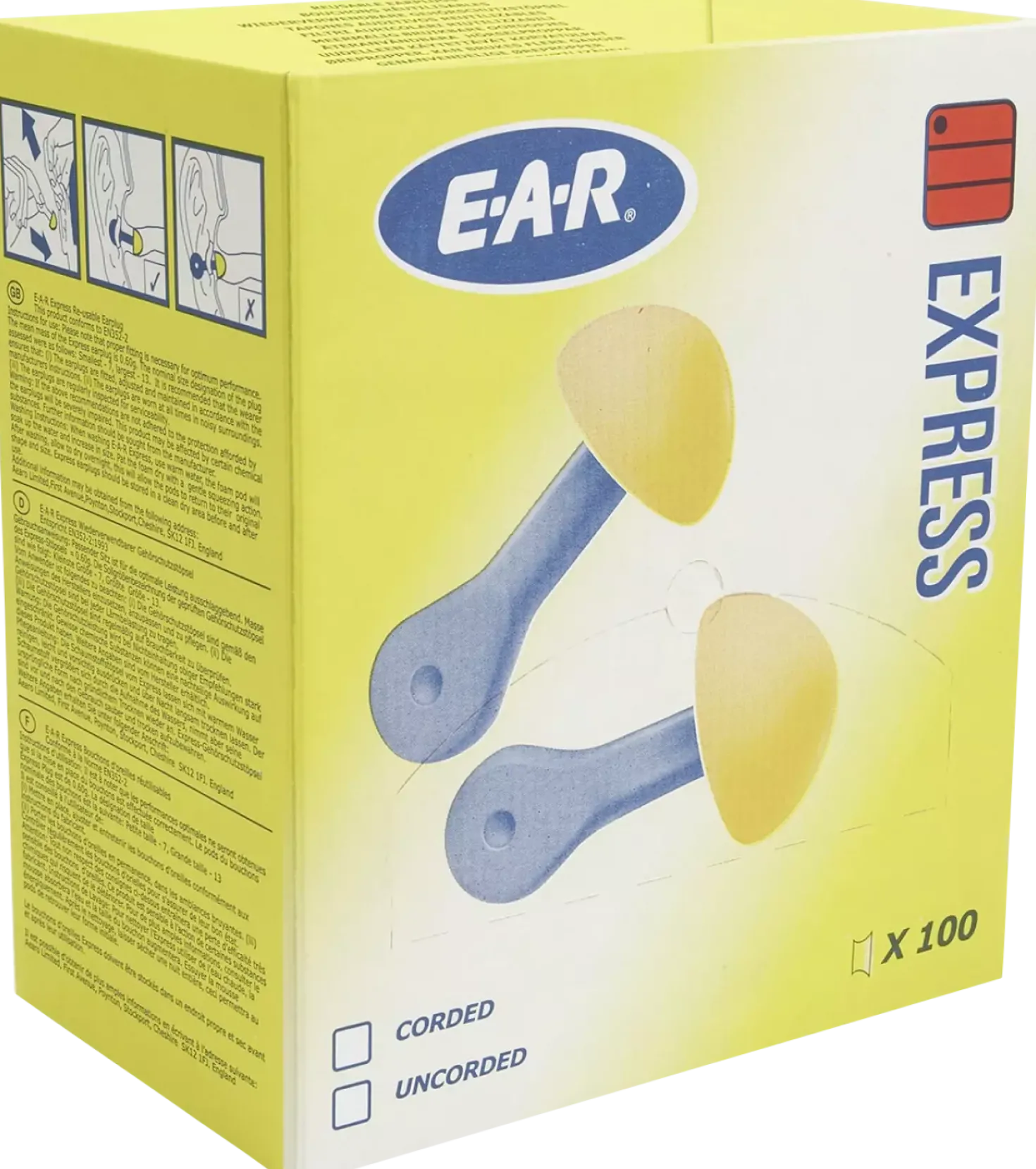 3M EX01002 E-A-R Oordoppen - Herbruikbaar (100 paar)