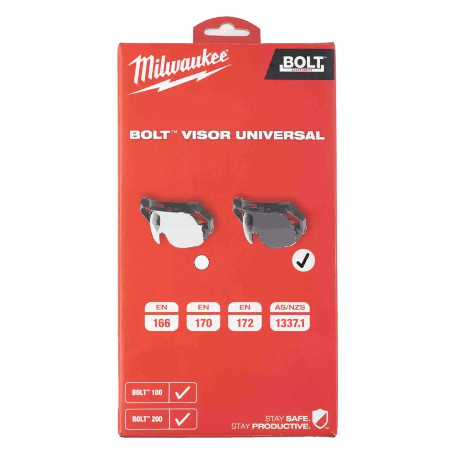 Milwaukee BOLT Visor Veiligheidsbril - Transparant
