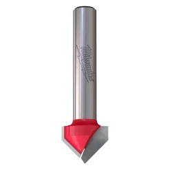 Milwaukee 4932500953 Carbide V-Groef frees - 8" - 16mm - 12,7/52,8mm