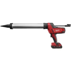 Milwaukee C18 PCG/600A-201B 18V Li-Ion Accu lijm- en kitspuit set (1x 2.0Ah accu) incl. worsthouder in tas