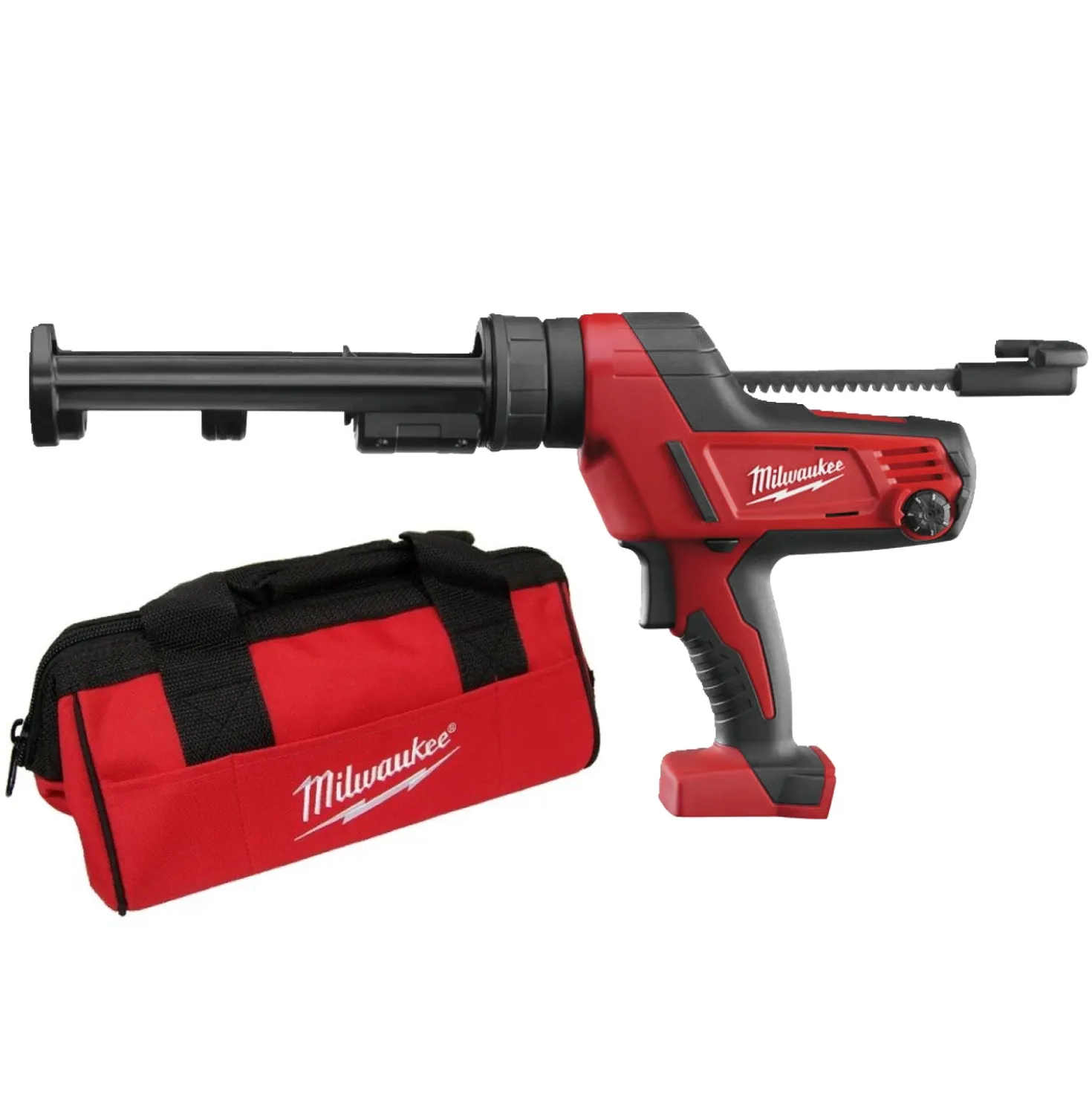 Milwaukee C18 PCG/310C-0B 18V Li-Ion Accu lijm- en kitspuit body incl. kokerhouder in tas