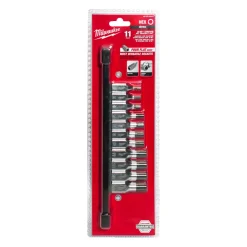 Milwaukee 4932480567 11-delige Bitset 3/8" FOUR FLAT inbus