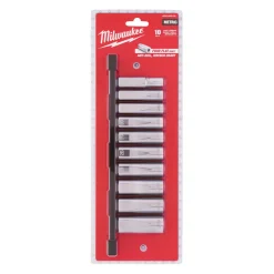 Milwaukee 4932492509 10-delige Bitset 3/8" FOUR FLAT lang