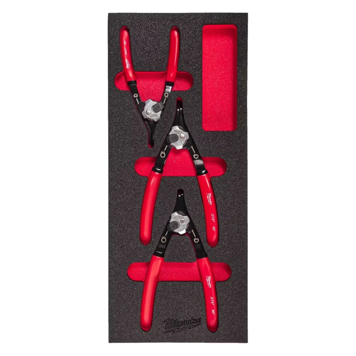 Milwaukee 4932493632 3-delige Borgveertangenset in foam inlay