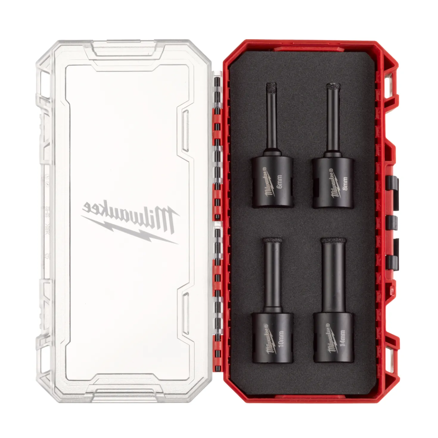 Milwaukee 4932500544 4-delige Diamantborenset voor droogboren - M15 - 6, 8, 10, 14mm in Packout