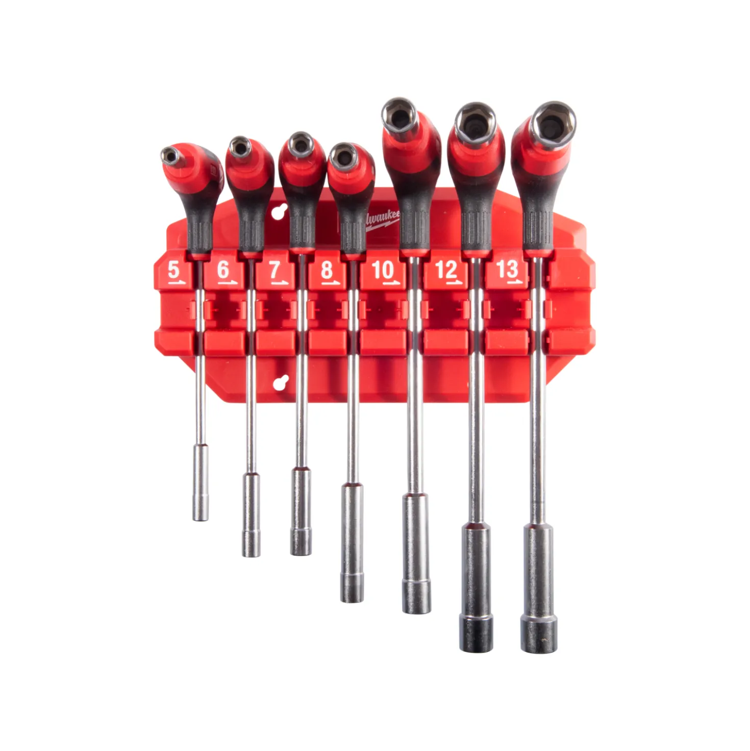 Milwaukee 4932498704 7-delige Dopschroevendraaierset T-greep Schroevendraaierset met comfort grip - 5-13mm