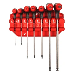 Milwaukee 4932498677 7-delige Hex T-greep Schroevendraaierset met comfort grip - 2-8mm