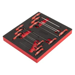 Milwaukee 4932501230 11-delige Hex T-sleutelset - in PACKOUT foam Inlay
