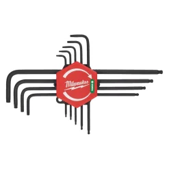 Milwaukee 4932492693 9-delige Inbussleutelset met kogelkop - Torx - T8-T40