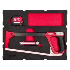 Milwaukee 4932493642 4-delige PACKOUT Gereedschapset in foam inlay - voor PACKOUT gereedschapskoffers met lades
