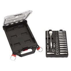 Milwaukee 4932478813 32-delige Ratel- en doppenset - in PACKOUT compact slim organiser - 3/8"