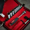 Milwaukee 4932501196 12-delige Ratel- en doppenset FOUR FLAT - in etui - 3/8”