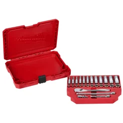Milwaukee 4932464943 28-delige Ratelsleutelset - metrisch - 1/4"