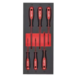 Milwaukee 4932492392 6-delige Schroevendraaierset foam inlay - TX 2