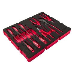 Milwaukee 4932493638 10-delige Schroevendraaierset + tangenset PACKOUT in Foam inlay