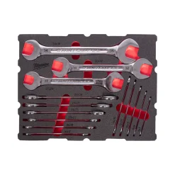 Milwaukee 4932501874 14-delige Steeksleutelset - in PACKOUT foam Inlay - 6-32mm