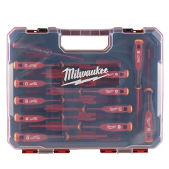 Milwaukee 4932479095 12-delige Tri-lobe VDE Schroevendraaierset in koffer - SL/PH/PZ/TX